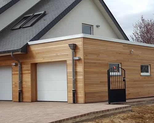 Holzständeranbau mit Holzfassade, Eschweiler